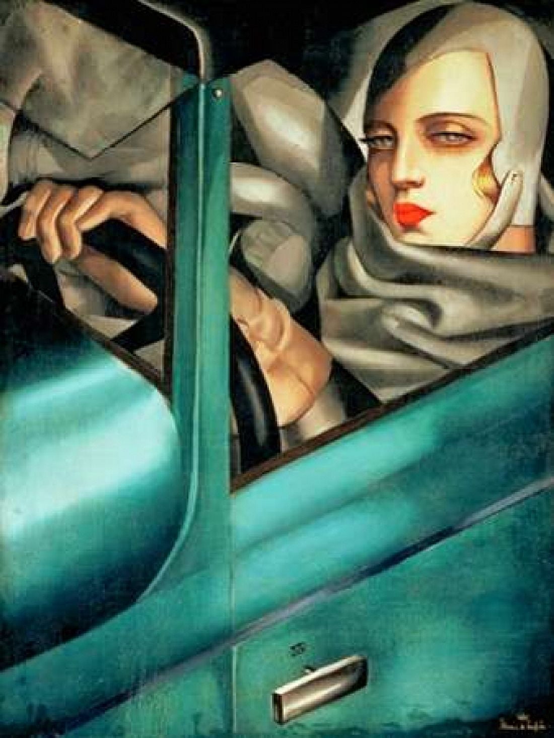 Autoportrait Canvas Art - Tamara de Lempicka (22 x 28)