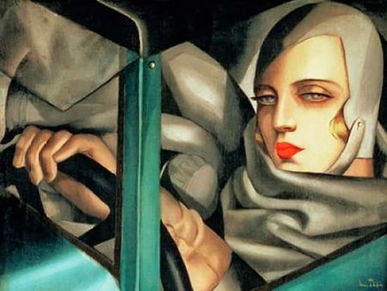 Autoportrait Canvas Art - Tamara de Lempicka (22 x 28)