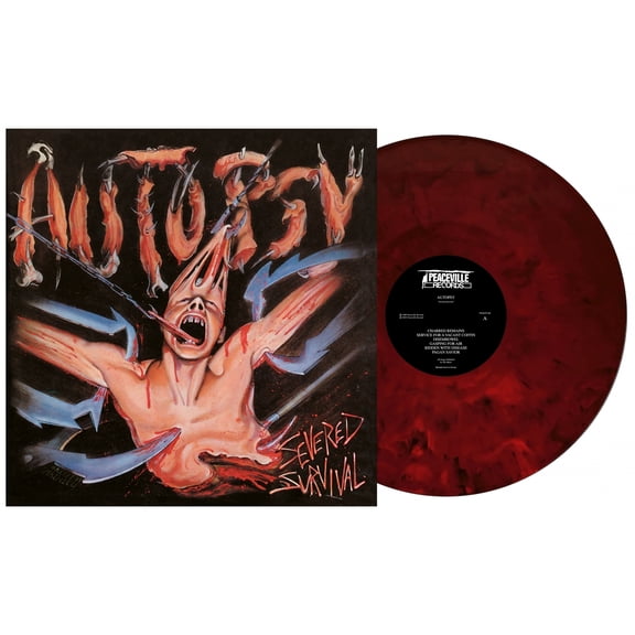 Autopsy - Severed Survival: 35th Anniversary - Red Sleeve, 140gm Red & Black Marble Vinyl - Music & Performance
