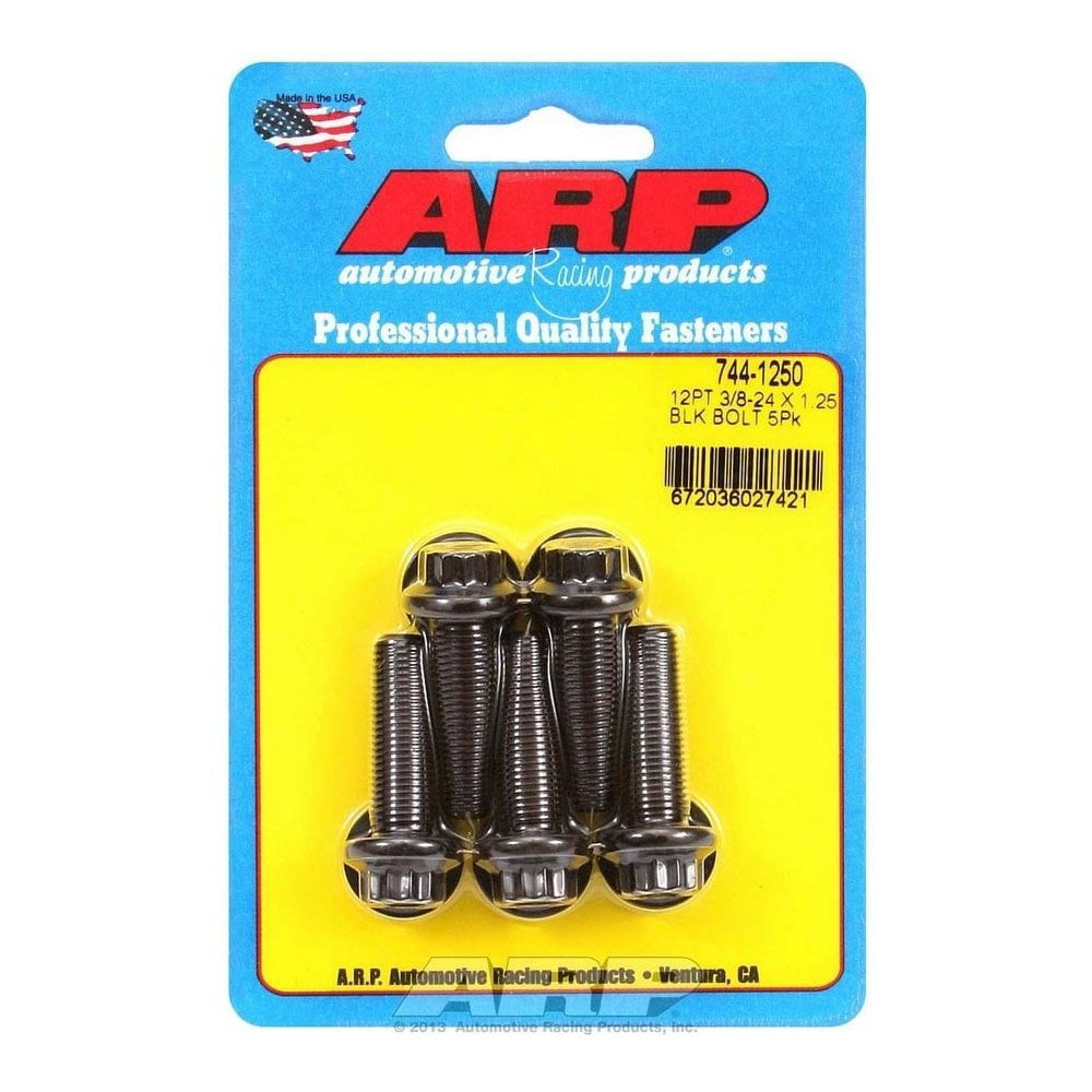 Arp Bolt Kit - 12pt. (5) 3/8-24 x 1.250