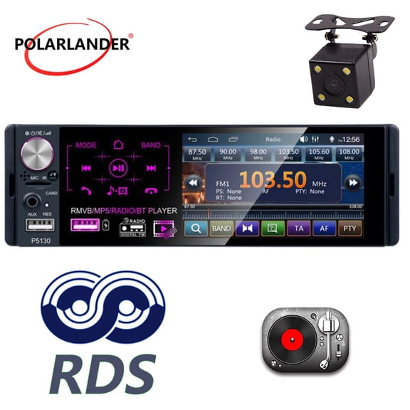 Autoradio one din Car Radio 4.1" Inch Touch Screen Car Audio Stereo Multimedia Car MP5 Player Bluetooth RDS Dual USB Support