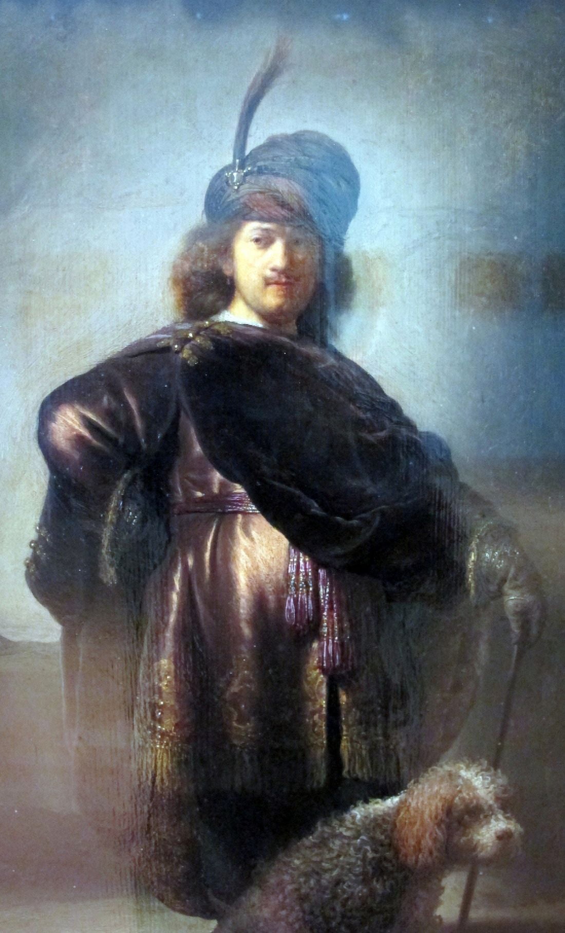 Autoritratto In Costume Orientale 1631 Canvas Art - Rembrandt Van Rijn (24 x 36)