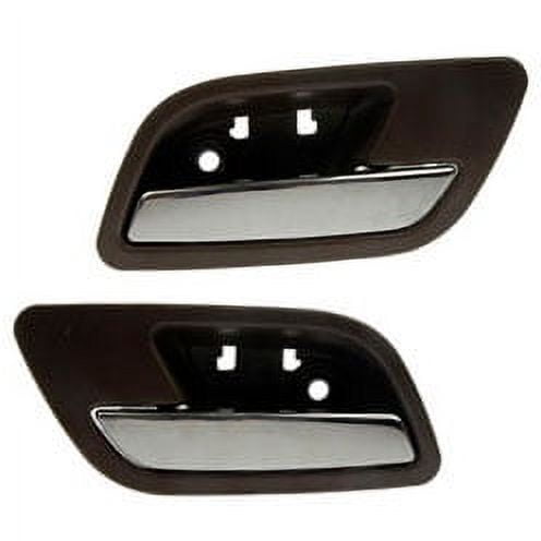 Autos Part Outlet New Cashmere & Chrome Rear Inside Interior Door Handle Set of 2 Pair for Chevy GMC Fits select: 2007-2013 CHEVROLET SILVERADO, 2007-2014 CHEVROLET TAHOE