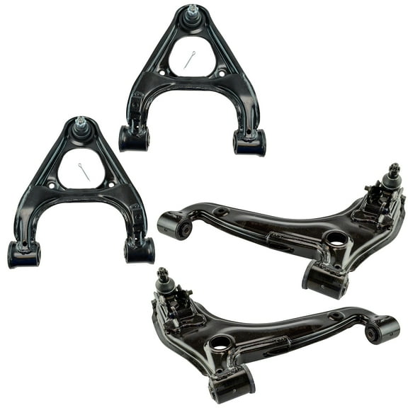 Autos Part Outlet New Front Upper Lower Control Arm Ball Joint Driver Passenger Kit Set 4pc for Miata Fits select: 1999-2005 MAZDA MX-5 MIATA