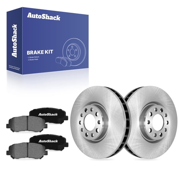 AutoShack Front Brake Rotors & Ceramic Pads for Chrysler & Dodge, 200 2015-2017 Dart 2013-2016, AWD FWD L4 1.4L 2.0L 2.4L V6 3.6L - 12.01" (305 mm), 5-Lug