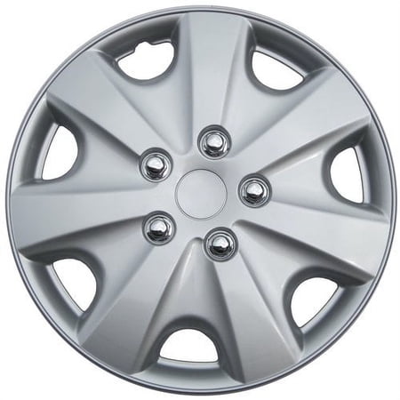Autosmart 15" Wheel Covers ABS Silver fits Honda Accord, 4 Pack