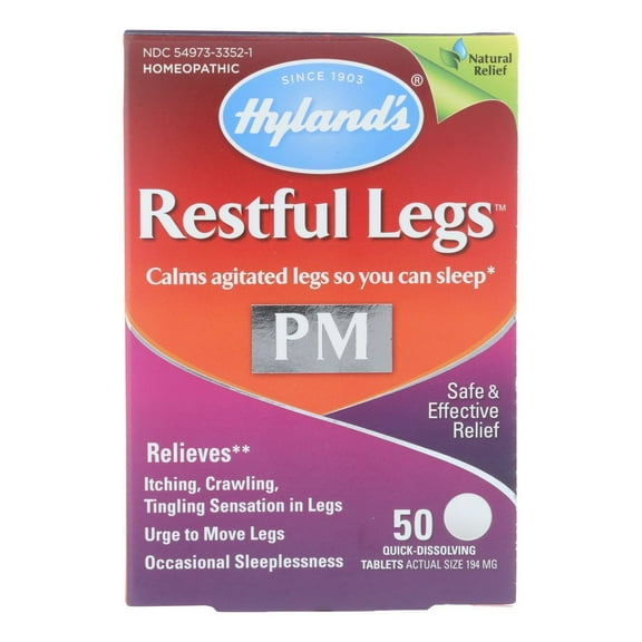 Autoster Hylands Homeopathic - Restful Legs Pm - 50 TAB - 2301182