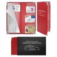 thumbnail image 1 of Autostyle Corner Guard Insurance Card and Registration Document Holders | Red, 1 of 5