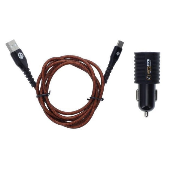 Autotech Car Charger Kit with USB-C