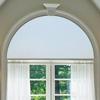 Autotech Park Frosted window shade in 18 inches diameter, compatible with Arched Window