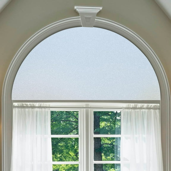 Autotech Park Frosted window shade in 24 inches diameter, compatible with Arched Window