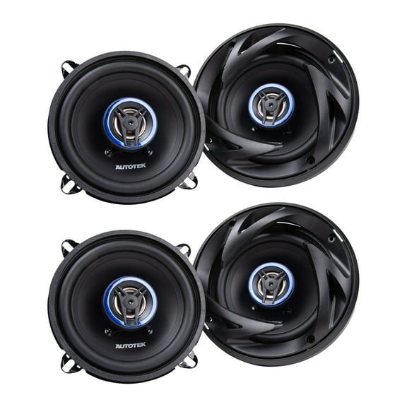 Autotek 4 Pack Street Machine 250 Watt 5.25" 2 Way Car Audio Coaxial Speakers