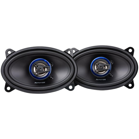 Autotek Street Machine SM46CX 4 x 6 Inch 2-Way Car Audio Coaxial Speaker System (Pair)