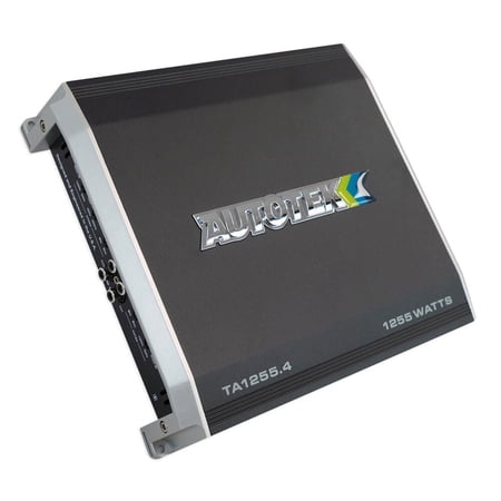 Autotek TA-1255.4 1200 Watt 4 Channel High-Performance Car Audio Amplifier