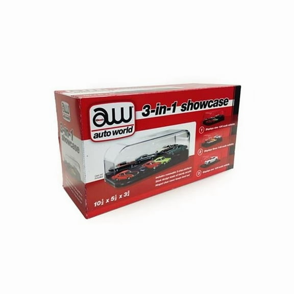 Autoworld 1 by 24 Scale Diecast Collectible Display Show Case for Models