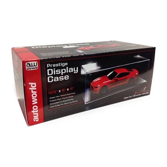 Prestige Collectible Display Show Case for 1 24-1 18 Scale Model Cars by Autoworld