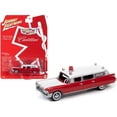 thumbnail image 1 of Autoworld JLSP098 1-64 Scale 1959 Cadillac Ambulance Red & White Diecast Model Car, 1 of 3
