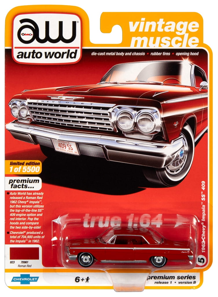 Autoworld Muscle Cars Release 5C Premium Licensed Set Of 6 Cars 1/64 Diecast Model Cars by Autoworld