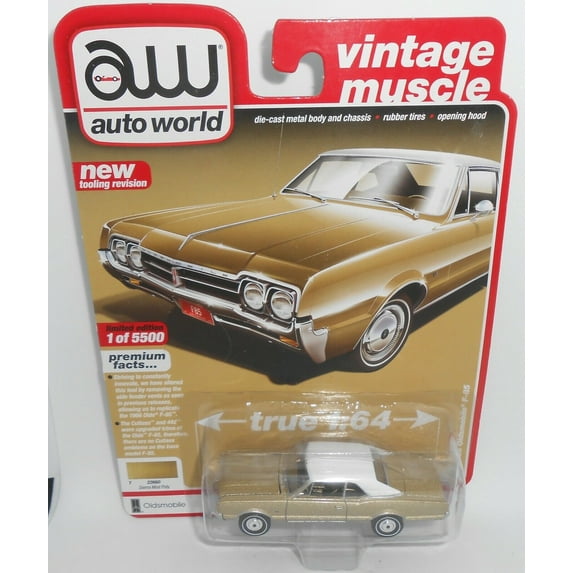 Autoworld Muscle Cars Release 5C Premium Licensed Set Of 6 Cars 1/64 Diecast Model Cars by Autoworld