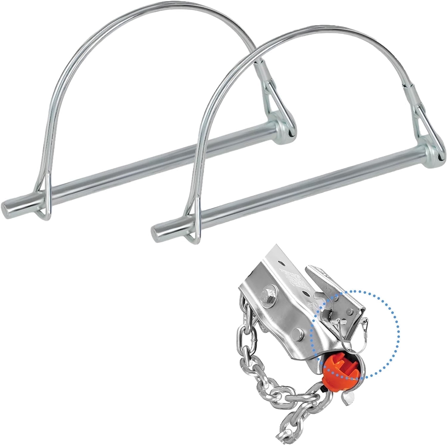 Trailer Rear Pin Autpvcol Premium Trailer Hitch Pin, Trailer Pin,Professional Trailer ...