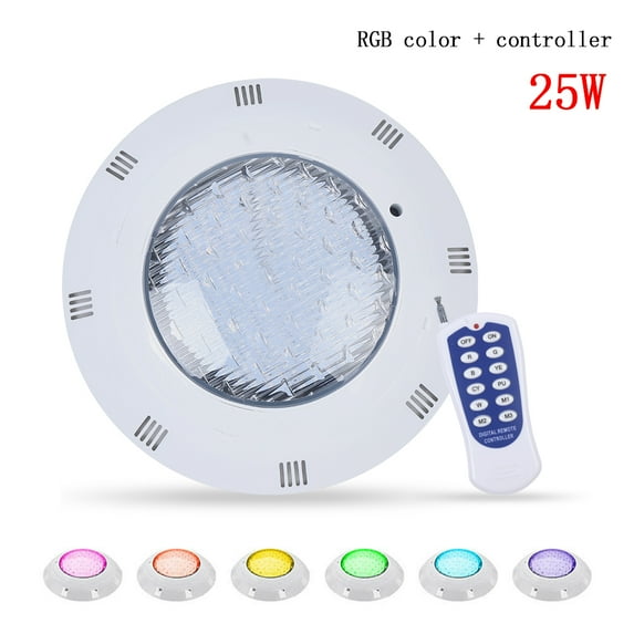 Autrinix Color Changing Pool Light, 12V Low Voltage LED With 120° Beam Angle, 25W Energy Efficient For Inground & Above Ground Pools