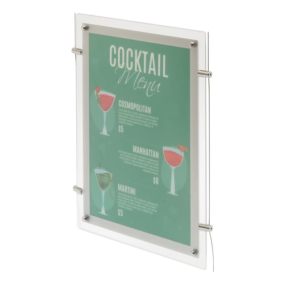 Autrinix ​​Commercial Backlit Display, 16x11 Inch LED Light Box With Easy Picture Change System, Perfect For Menu Boards & Advertising