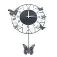 thumbnail image 1 of Autrinix Modern Butterfly Wall Clock with Elegant Design, Quiet Quartz Movement, Large 20-Inch Wall Clock for Home and Office Decoration, 1 of 11