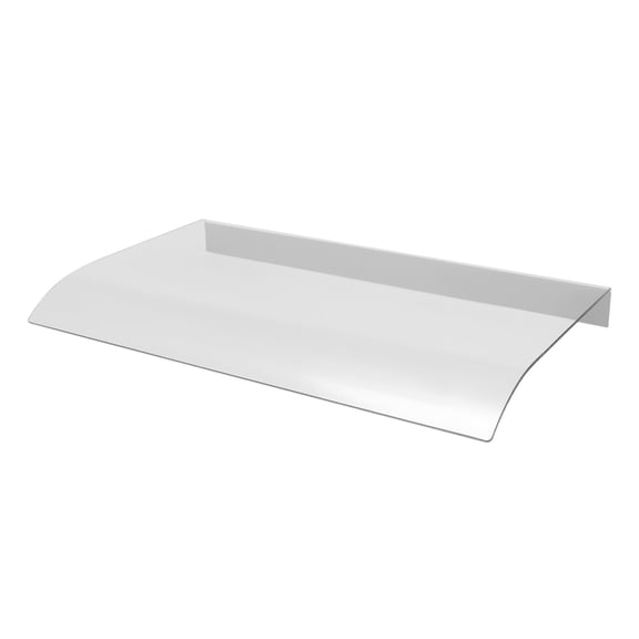 Autrinix Outdoor Awning Canopy for Doors & Windows, Corrosion & Weatherproof PC Material, Clear Design, Easy Installation, Modern Front Door Protection