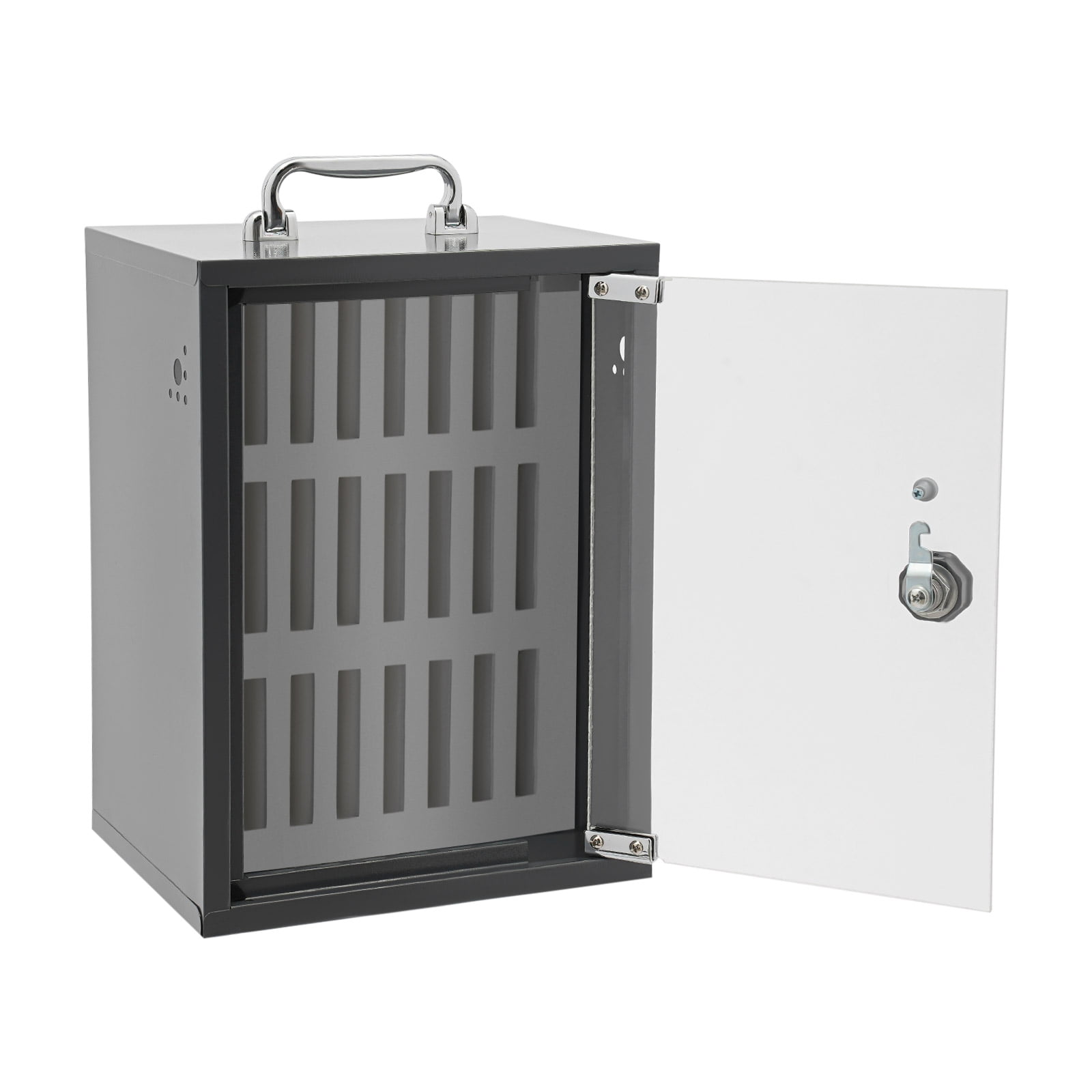 Autrinix Phone Storage Cabinet with 24 Individual Slots, Lockable ...