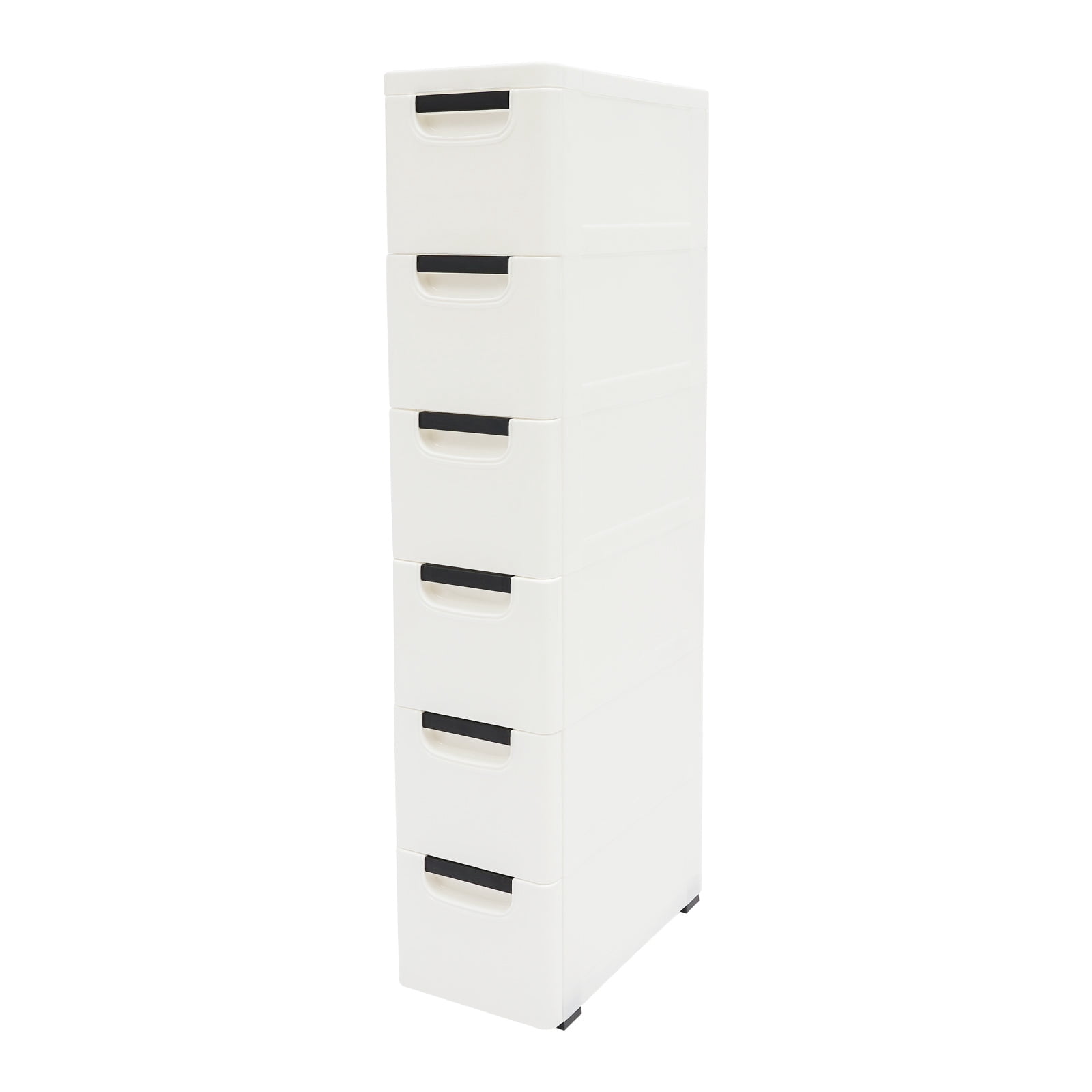 Autrinix Plastic Storage Cabinet with 6 Drawers, Freestanding Unit for ...