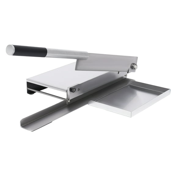 Autrinix Stainless Steel Bone Cutting Machine, Manual Meat Guillotine with Deep Serrated Blade & Non-Slip Handle, Ideal for Cutting Pork, Beef, and Lamb Bones