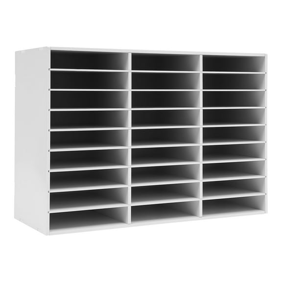 Autrinix Sturdy PVC Desktop File Organizer with Open Design for Easy Access