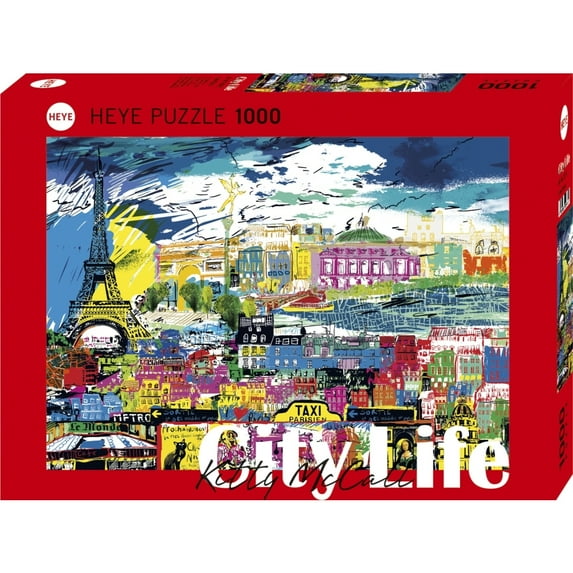 Autruche, City Life I Love Paris 1000 Piece Puzzle