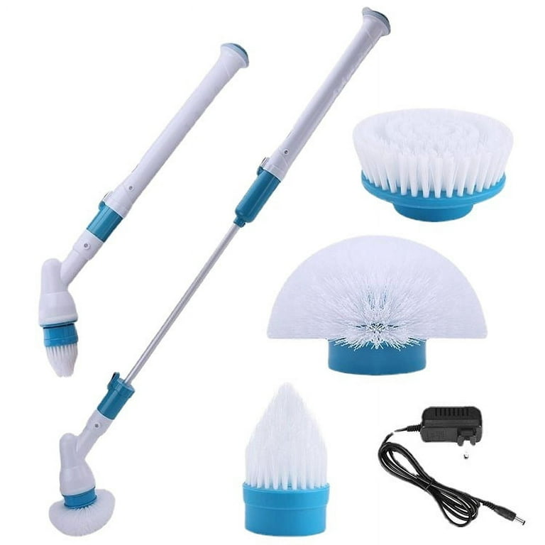 Wireless Clean Brush Multifunctional Electric Brush Cleaner 360 Degree  Rotation 3 Replaceable Brush Heads Kichen Accessories