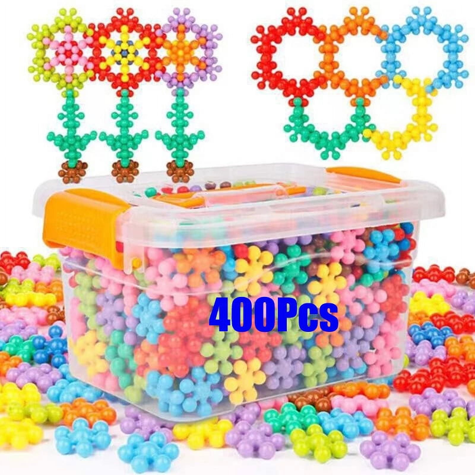 NC 250pcs Building Blocks Toys Stem Activities for Kids Interlocking Building Discs Toy Preschool Learning Educational Autism Toys for 5-7 4-8 3 4 5