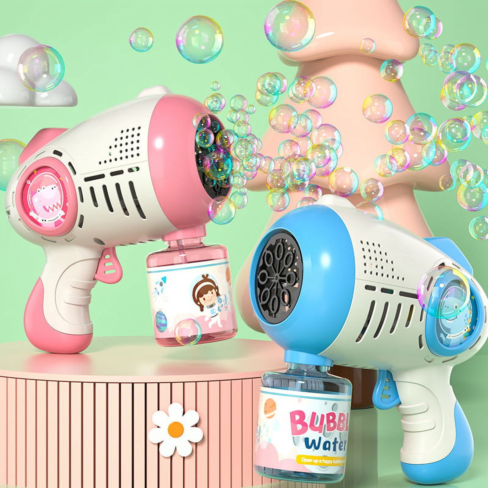  Bennol Bubble Gun, Bubble Machine Gun for Kids