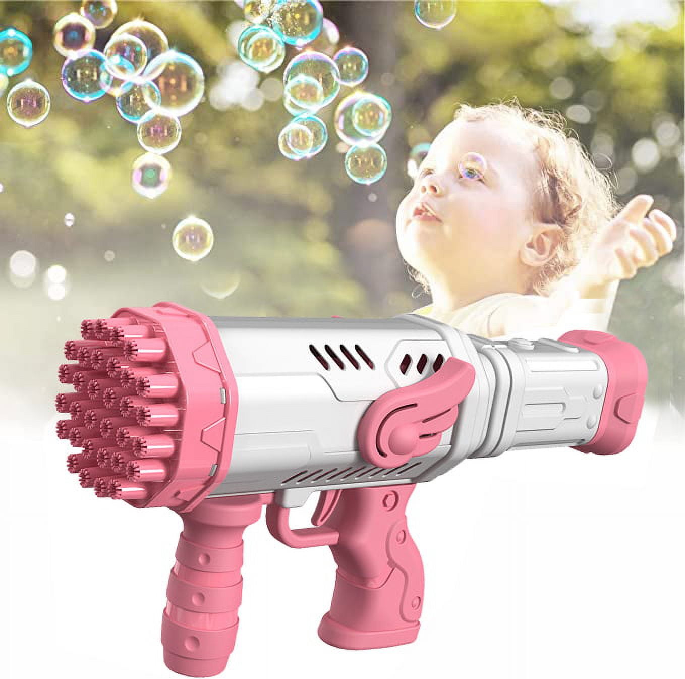 Gatling Bubble Blaster Toy for Kids