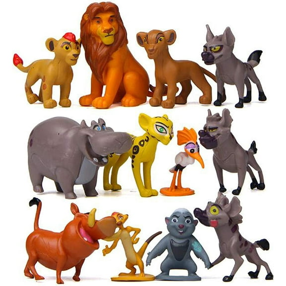 Autrucker Collectible Child Simba Action Figure, Plastic Lion King, 1-2.3", 5.6 oz, 12 Pack
