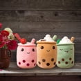 thumbnail image 1 of Autrucker Cute Plush Boba Milk Tea Plushie Toy, 25cm Soft Teacup Pillow for Kids Home Decor, 1 of 6