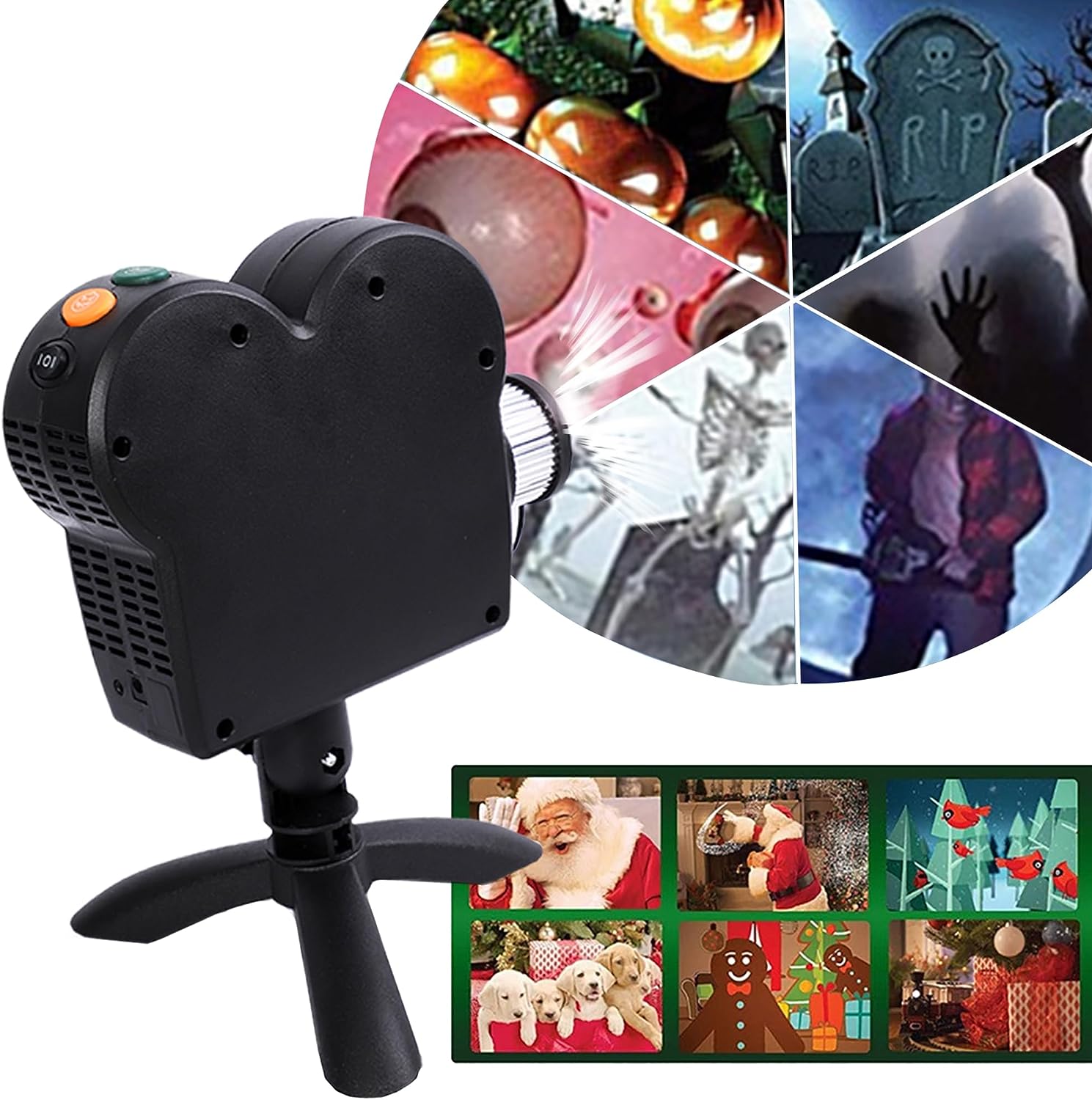 Autrucker Halloween Window Projector, Halloween Projector Lights with a