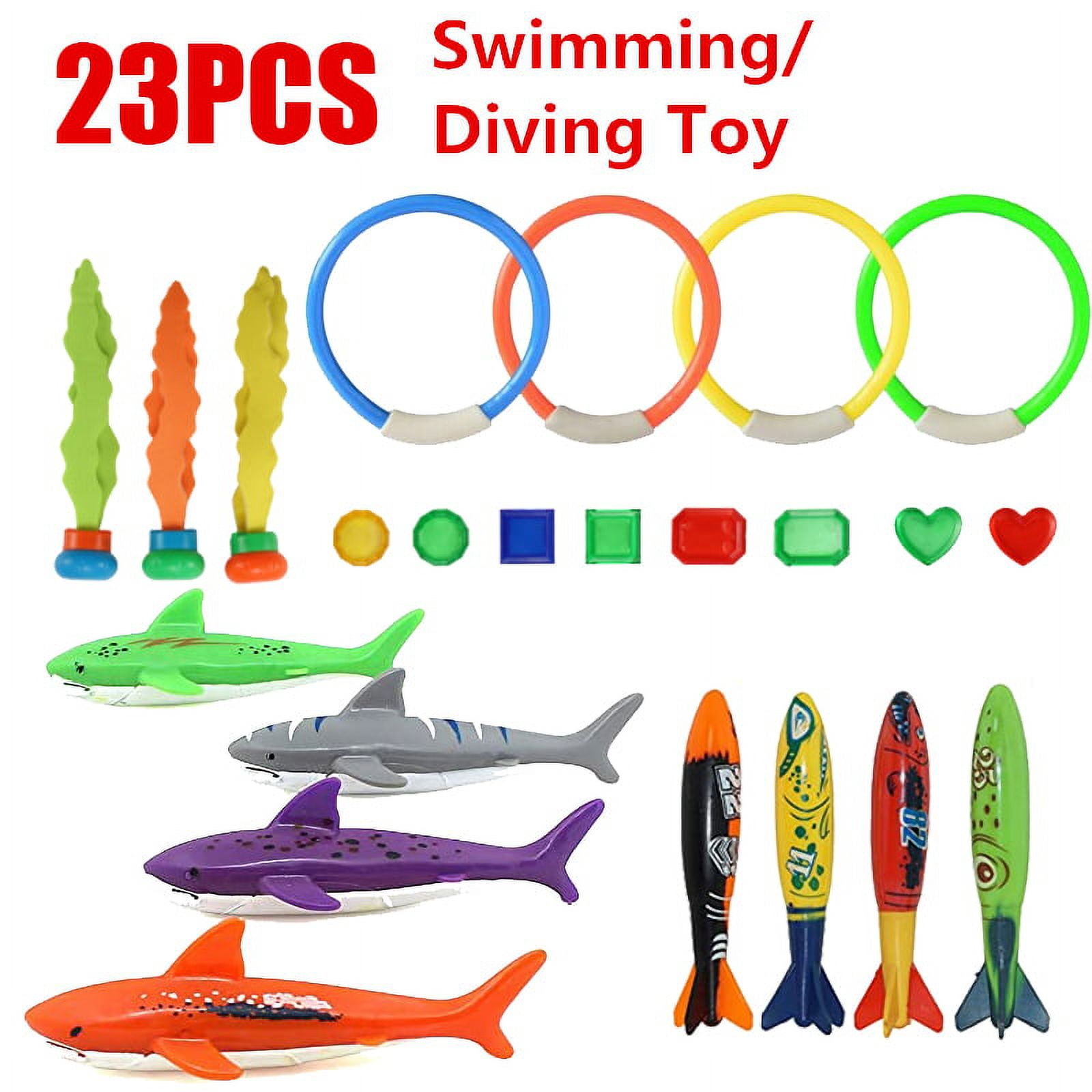 Autrucker Underwater Swim Pool Diving Toys Summer Swimming Dive Toy