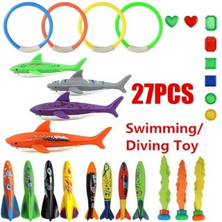Travelwant Diving Pool Toys Set Diving Sticks, Diving Rings, Toypedo  Bandits, Diving Fish Toys, Underwater Sinking Swimming Pool Toy for Kids 