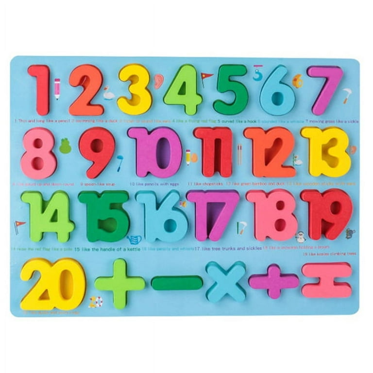 Wooden Numbers Puzzle – Emma Downtown