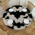 thumbnail image 1 of Autua Bat Gothic Edward Gorey Round Tablecloth Stain-Resistant 100% Polyester 54"-58, 1 of 8