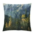 thumbnail image 1 of Autua Bob Ross Graphic Decorative Home Cushion Throw Pillow Cover for Couch Living Room Bed Sofa - Short Plush Material - Invisible Zipper Closure - 1PC 12x12in, 1 of 5