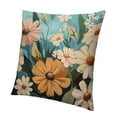 thumbnail image 1 of Autua Boho Vintage Floral Pillow Covers, Floral Flower Room Decor, Abstract Mid Century Modern Colorful Wildflower Botanical Decorative Throw Pillow Covers 18x18in, 1 of 5