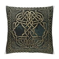 thumbnail image 1 of Autua Celtic Knot Graphic Decorative Throw Pillow Cover Short Plush for Home Couch Living Room Bed Sofa High-Quality 1PC 22x22in, 1 of 5