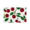 thumbnail image 1 of Autua Cherry Green Leaves Diatom Mud Bath Mat Quick Drying Home Use 24x16in, 1 of 5