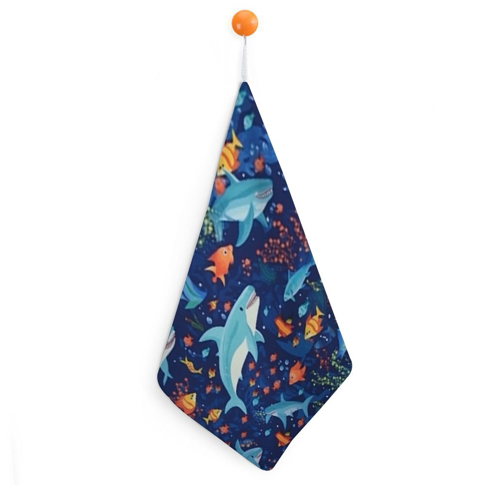 Autua Dolphins Starfish Reusable Hand Towels UltraFine Fiber Kitchen