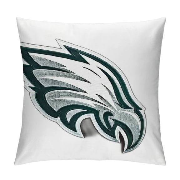 Autua Eagle Symbol Graphic Decorative Throw Pillow Cover for Home Couch Living Room Sofa - Short Plush, Invisible Zipper Closure, 1PC 12x12in